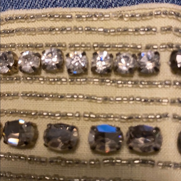 BNWOT Stella and Dot cloth bead and crystal cuff - Picture 5 of 6